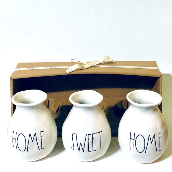 Other - Rae Dunn “Home Sweet Home” Vase Set